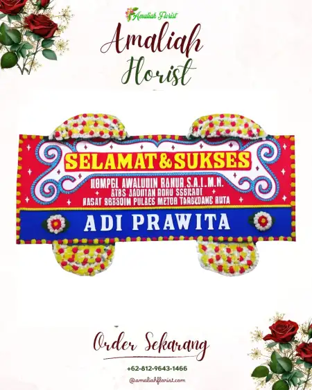 Papan Bunga Ucapan Selamat Tayu Wetan